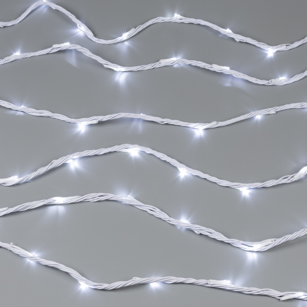 Светодиодная гирлянда ARD-STRING-HOME-10000-WHITE-99LED-RUN WHITE (230V, 10.5W) (Ardecoled, IP20)