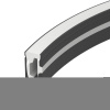 Силиконовый профиль WPH-FLEX-0612-SIDE-S8-5m BLACK (Arlight, Силикон)