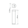 Светильник LGD-Path-Round120-H450B-12W Warm White (Arlight, IP54 Металл, 3 года)