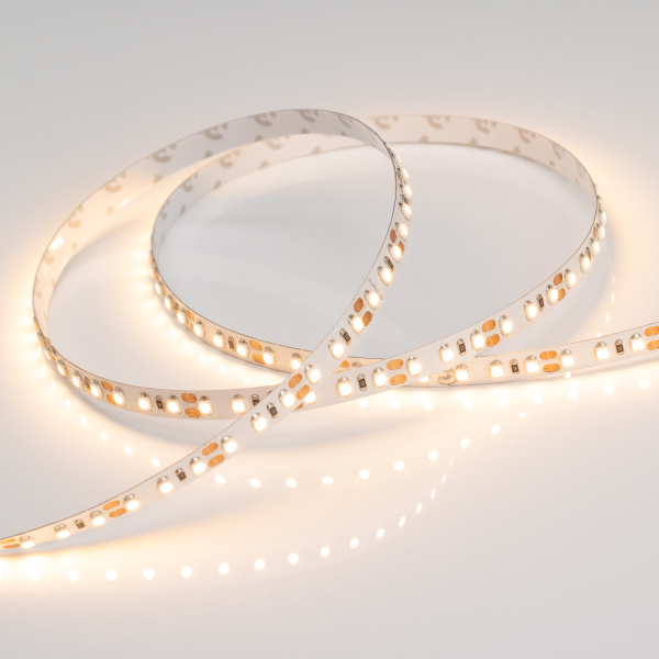 Лента RT 2-5000 12V Warm2700 2x (3528, 600 LED, LUX) (Arlight, 9.6 Вт/м, IP20)