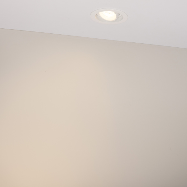 Светильник MS-VORTEX-BUILT-R90-12W Warm3000 (WH-WH, 40 deg, 230V) (Arlight, IP20 Металл, 5 лет)