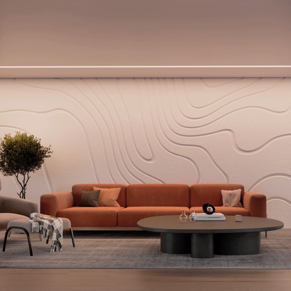 Профиль STRETCH-41-CEIL-CENTER-2000 BLACK (Arlight, Алюминий)