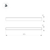Светильник MAG-FLAT-25-L400-12W Warm3000 (BK, 100 deg, 24V, DALI) (Arlight, IP20 Металл, 5 лет)