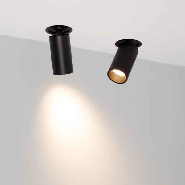 Светильник SP-NUANCE-TRIMLESS-PULL-R35-7W Warm3000 (BK, 36 deg, 230V) (Arlight, IP40 Металл, 5 лет)