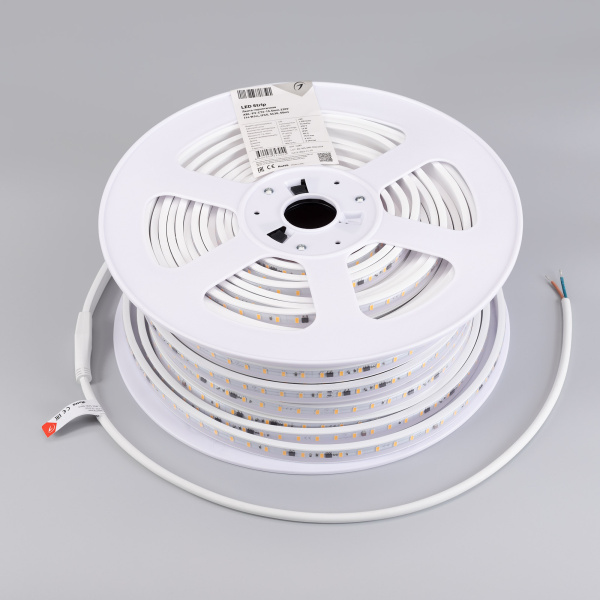 Лента герметичная ARL-PV-С72-15.5mm 230V White6000 (14 W/m, IP65, 5630, 50m) (Arlight, 14.4 Вт/м, IP65)