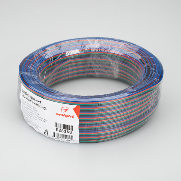 Шлейф питания ARL-20AWG-4Wire-CU (Arlight, -)