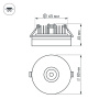 Светильник LTD-80R-Opal-Roll 2x3W White (Arlight, IP40 Пластик, 3 года)