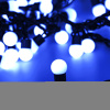 Светодиодная гирлянда ARD-BALL-CLASSIC-D17.5-10000-BLACK-100LED BLUE (230V, 7W) (Ardecoled, IP65)