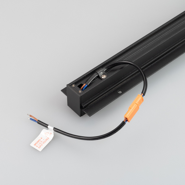 Трек встраиваемый MAG-TRACK-2538-FDW-2000 (BK) (Arlight, IP20 Металл, 5 лет)