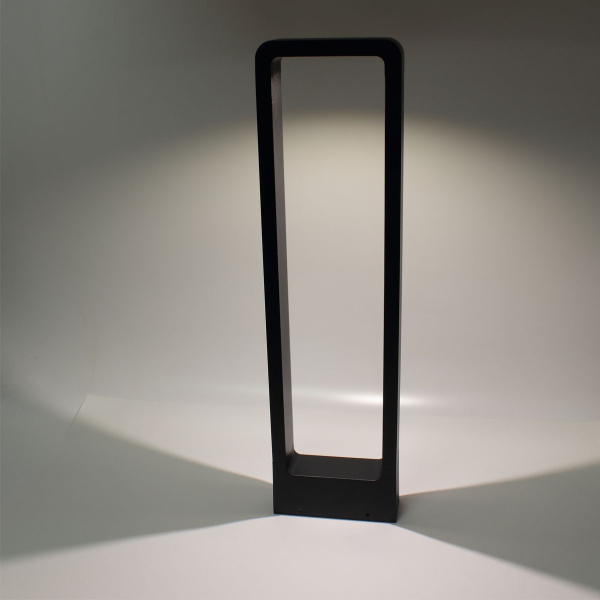 Уличный светильник столбик JH-BD-B16 DHL36 (220V, 7W, черный корпус, 600mm, IP65, warm white)