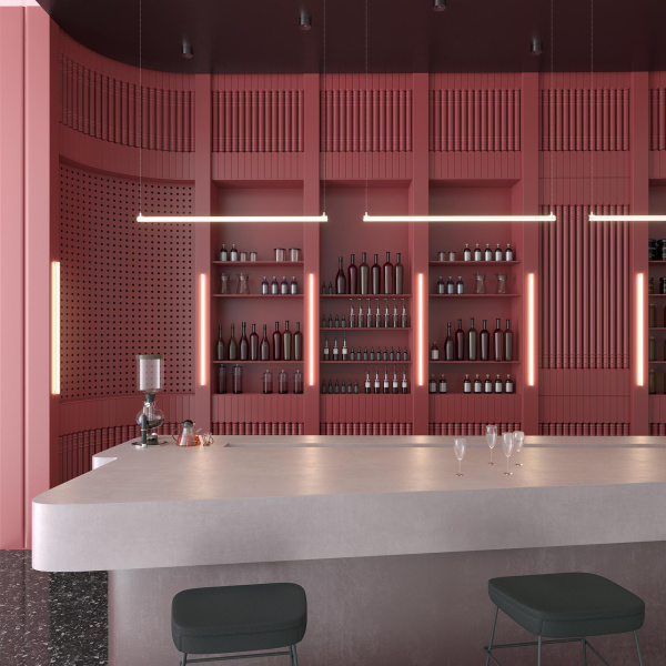 Экран ARH-ROUND-D20-DUAL-2000 OPAL BLACK (Arlight, Пластик)