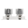 Светильник MS-VORTEX-BUILT-S170x90-2x12W Warm3000 (WH-WH, 40 deg, 230V) (Arlight, IP20 Металл, 5 лет)