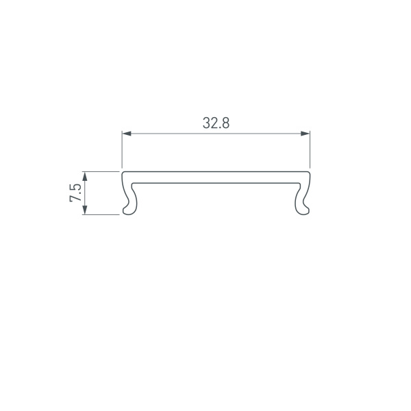 Экран ARH-LINE-3750A-3000 OPAL (Arlight, Пластик)