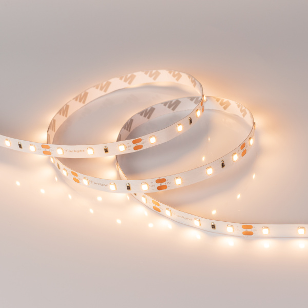 Лента RT 2-5000 12V Warm3000 (2835, 300 LED, CRI98) (Arlight, 7.2 Вт/м, IP20)