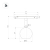 Светильник MAG-ORIENT-ORB-R60-10W Day4000 (BK, 35 deg, 48V) (Arlight, IP20 Металл, 5 лет)