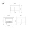 Светильник LTD-DAFNA-GROUND-R130-11W Warm3000 (SL, 10 deg, 230V) (Arlight, IP67 Металл, 5 лет)