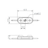 Модуль герметичный ARL-ORION-R07-12V Cool (2835, 2 LED, 170 deg) (Arlight, Закрытый)