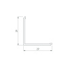 Экран ARH-KANT-H30-2000 Square Frost-PM (Arlight, Пластик)