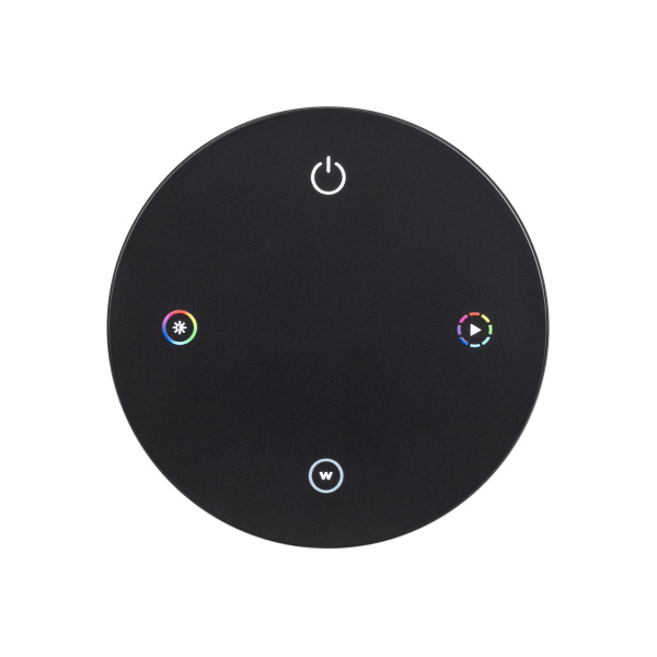 INTELLIGENT ARLIGHT Пульт SMART-801-22-1G-RGBW Black (3V, Magnet, 2.4G) (IARL, IP20 Пластик, 5 лет)