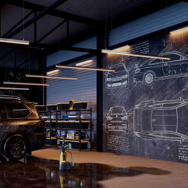 Профиль IP-LINE-4050-2000 BLACK (Arlight, Алюминий)