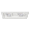 Светильник MS-VORTEX-BUILT-S170x90-2x12W Warm3000 (WH-WH, 40 deg, 230V) (Arlight, IP20 Металл, 5 лет)