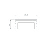 Экран LINE-3535-BENT-SIDE-2M OPAL (Arlight, -)