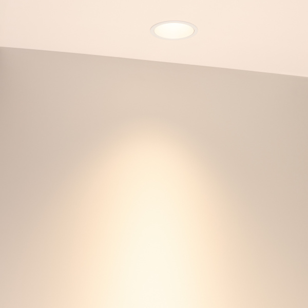 Светильник MS-ARADO-BUILT-R75-12W Warm3000 (WH-WH, 24 deg, 230V) (Arlight, IP20 Металл, 5 лет)