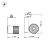 Светодиодный светильник LGD-2271WH-30W-4TR White 24deg (Arlight, IP20 Металл, 3 года)