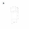 Светильник MAG-SPOT-25-R90-9W Warm3000 (BK-GD, 30 deg, 24V) (Arlight, IP20 Металл, 3 года)