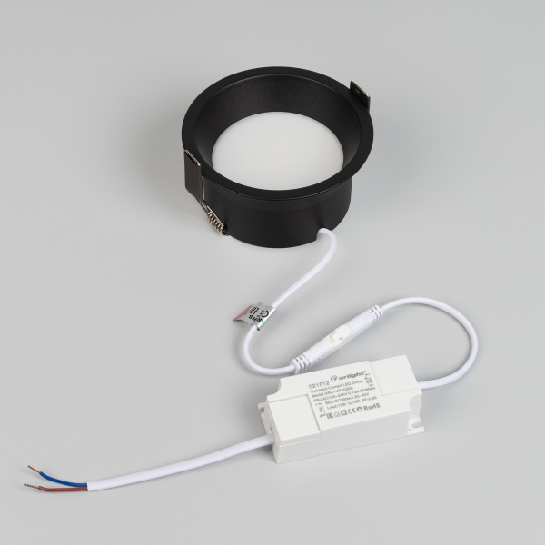 Светильник MS-BREEZE-BUILT-R104-12W Warm2700 (BK, 85 deg, 230V) (Arlight, IP20 Металл, 5 лет)