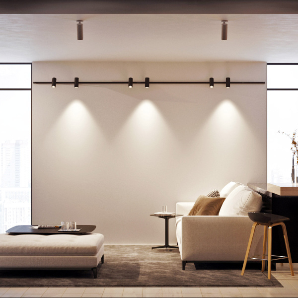 Светильник SP-POLO-SURFACE-R65-8W White5000 (BK-GD, 40 deg) (Arlight, IP20 Металл, 3 года)