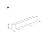 Трек MAG-TRACK-4563-1500 (WH) (Arlight, IP20 Металл, 3 года)