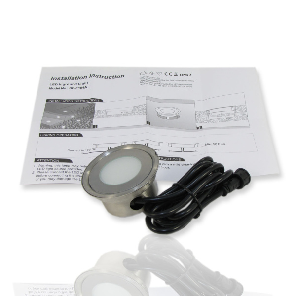 Светодиодный светильник точечный RST IP67 (0,5W, 12V, White)