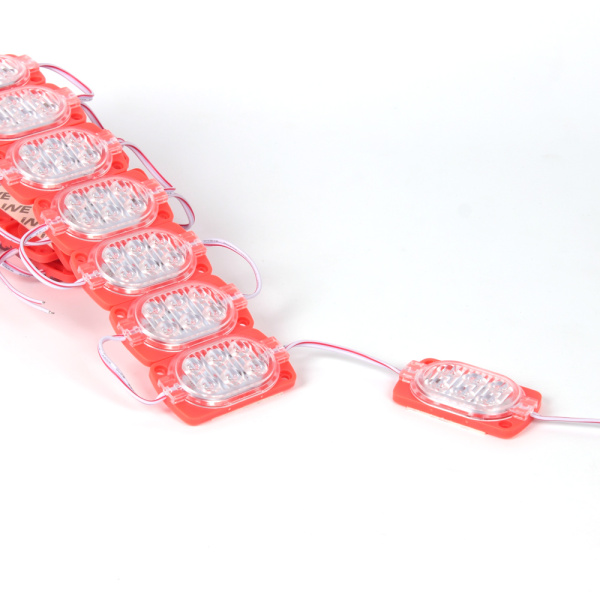 Светодиодный модуль 6 led 2835 MOD102 (12V, 1.2W, red, IP65)