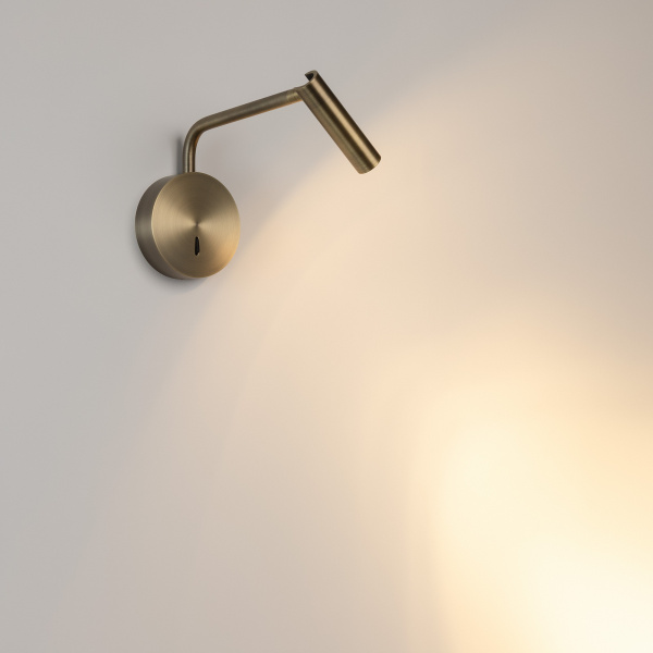 Светильник SP-VERDI-LONG-WALL-3W Warm3000 (BR, 20 deg, 230V) (Arlight, IP20 Металл, 3 года)