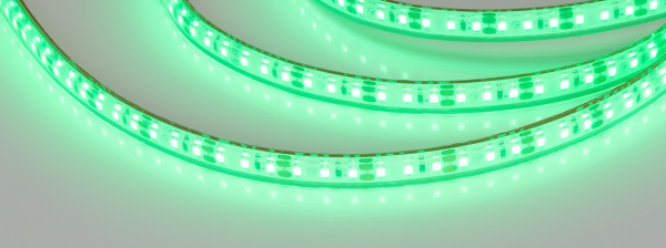 Лента герметичная RTW-PFS-A120-11mm 12V Green (9.6 W/m, IP68, 2835, 5m) (Arlight, 9.6 Вт/м, IP68)