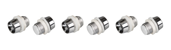 8PC Держатель 8мм (хром.пластик, с гайкой) (Arlight, 8мм (круглый))