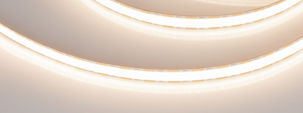 Лента COB-X1088-12mm 24V Warm3500 (22 W/m, IP20, 5m) (Arlight, 5 лет)