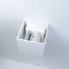 Светильник настенный светодиодный JH-BD-B08 DHL29 (220V, 2х3W, белый корпус, IP65, warm white)