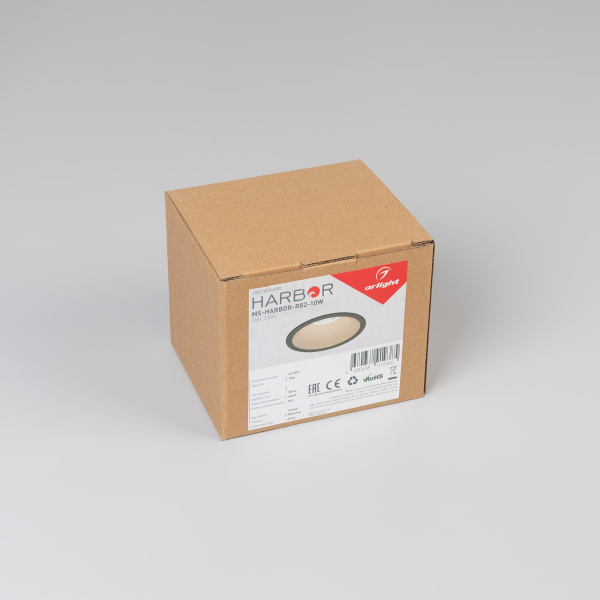 Светильник MS-HARBOR-R82-10W Day4000 (BK, 24 deg, 230V) (Arlight, IP20 Металл, 5 лет)