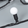 Светодиодная гирлянда ARD-BALL-CLASSIC-D23-20000-BLACK-160LED WARM (230V, 7W) (Ardecoled, IP65)