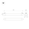 Светильник LGD-NEPTUN-2TR-L343-10W Warm3000 (BK, 100 deg, 230V) (Arlight, IP20 Металл, 5 лет)