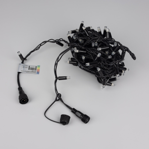 Светодиодная гирлянда ARD-STRING-PRO-10000-BLACK-95LED-LIVE RGBW-DMX (24V, 10W) (Ardecoled, IP65)