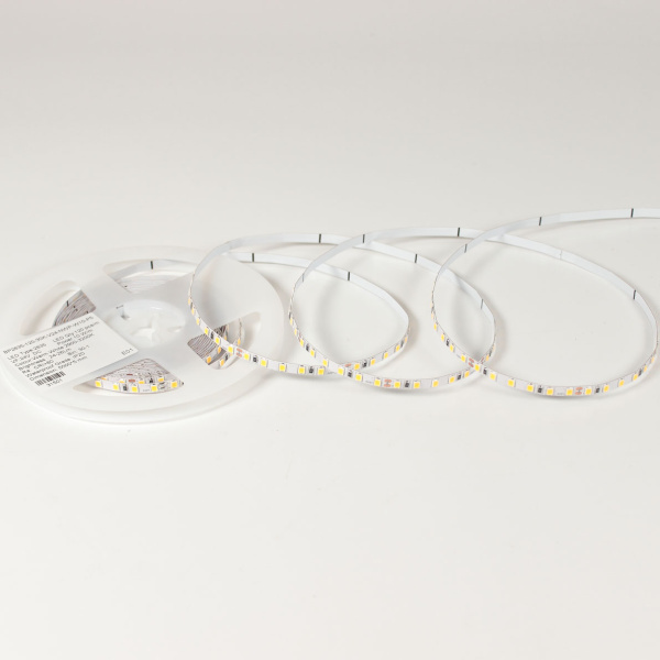 Светодиодная лента Standart Pro class, 2835, 120 led/m, 5mm, без скотча, warm white, 24V, IP20, SL5