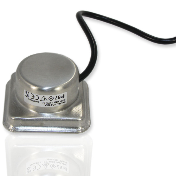 Светодиодный светильник точечный SST IP67 SP84 (0,6W, 12V, Warm White)