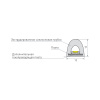 Лента RTW-5000PWT 24V Blue 13mm (2835, 180 LED/m, High Temp) (Arlight, 14.4 Вт/м, IP68)