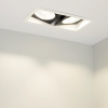 Светильник CL-KARDAN-S283x152-2x25W Warm3000 (WH-BK, 30 deg) (Arlight, IP20 Металл, 3 года)
