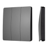 INTELLIGENT ARLIGHT Кнопочная панель KINETIC-801-22-3G-WP-SUF Grey (No battery, IP67, 433Mhz) (IARL, IP67 Пластик, 3 года)