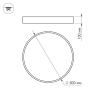 Светильник SP-TOR-PILL-R800-90W Warm3000 (BK, 120 deg) (Arlight, IP20 Металл, 3 года)