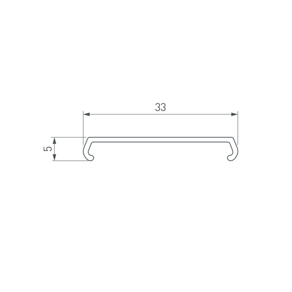 Экран SL-W33-2000 CLEAR (Arlight, Пластик)